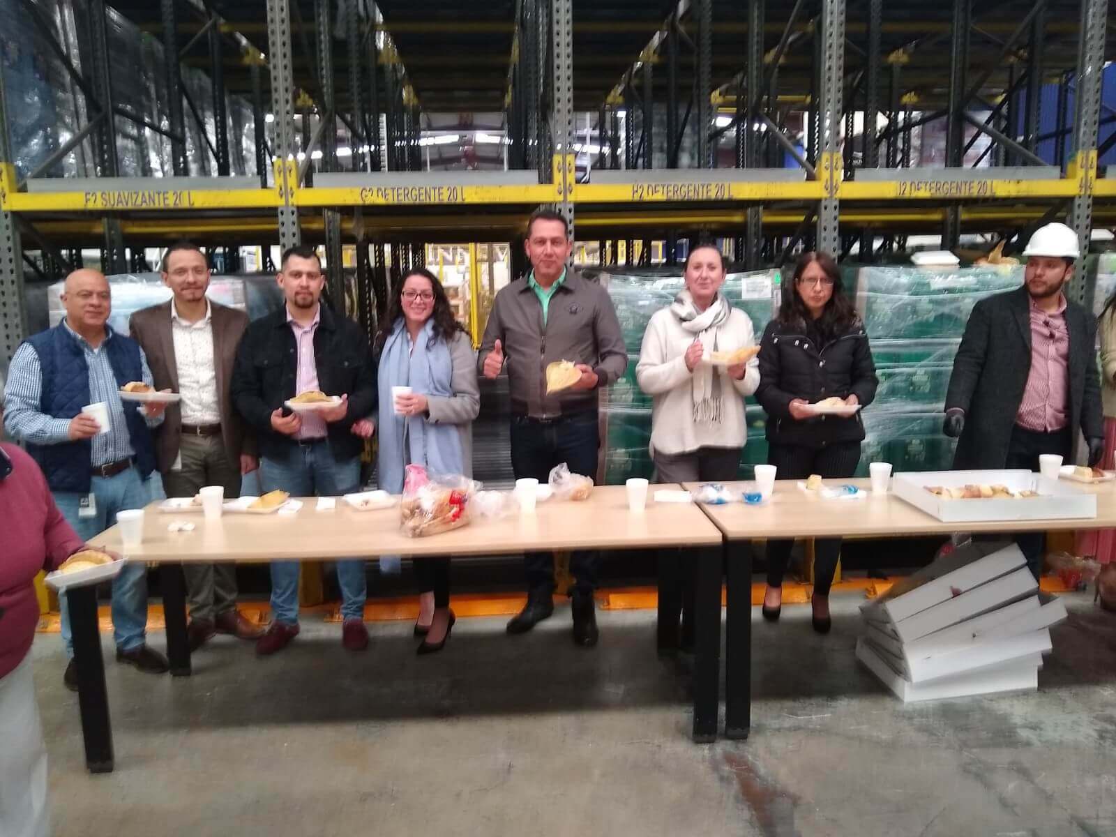 Partida de rosca con nuestros directivos 